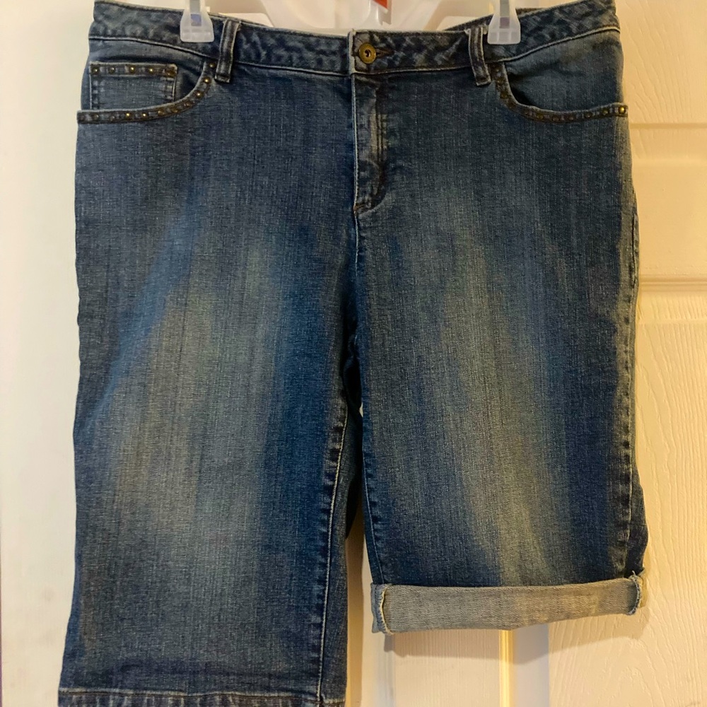Women’s Liz Claiborne Denim Bermuda Shorts